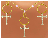 [m58]Cross Belly Chain