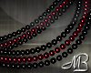 -MB- Black & Red Pearls