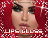 Lips gloss +piercing Ani