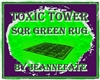 TOXIC TOWER SQR GRN RUG 