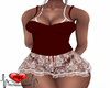 Dark Red Tee w/ Wrap