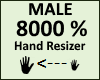 Hand Scaler 8000% Male