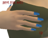 *KR-Royal blue Nails