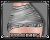 !S Remy Skirt M Silver