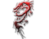 Tribal Dragon 2 (red)