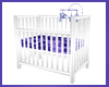 Purple baby bed