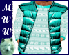 Mint Sweater w/Vest