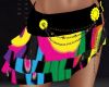 80's colors skirt