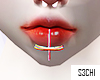 3D Lip piercing