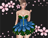 Elf Navidad Dress Blue