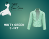 Minty Green Shirt