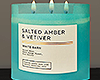 Salted Amber Candle