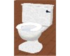 {p}Wht Marble Toilet