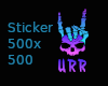 URR Logo Sticker