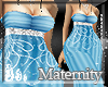 (I) Mommy 2 Be Gown Blue