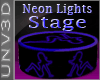 Neon Lights Dance Stage
