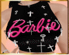 Barbie Black Pins Top