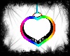 *RS*PVC Rbow Heart Swing