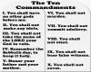 the Ten Commandments