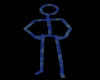 blue stick man