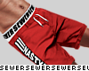 $ red nasty shorts