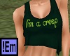 !Em Green Crop Creep Top