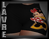 Black Minnie Sport Short