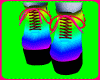 Neon Spike Boots
