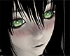 anime eyes green