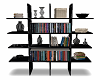 black gloss shelf unit