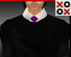 Sweater & Purple Tie