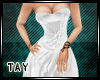 White Silk Wedding Dress