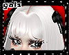 Blonde Bangs + Black Bow