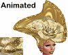 Condesa golden hair-hat