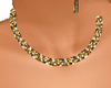   golden necklace