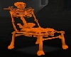 Orange Skeleton Chair