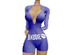 Baddie x Blue Romper
