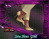 seta shoes gold