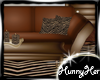 Rustic Sofa Zebra Pillow