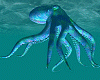fantasy blue octopus