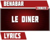 le diner (lyric)