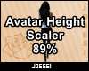 Avatar Height Scale 89%