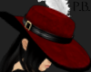 Pimp Hat - Red n Black