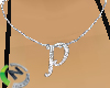 P Letter Necklace Name