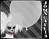 White Evil Clown Balloon