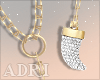 ~A:Diamond'Horn Necklace