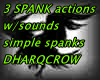 3 SPANK ACTION W/SOUND