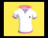 White/Pink Polo Shirt