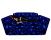 Blue Diamond Nap Couch