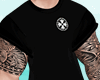 Shirt Black + tattoo ✔